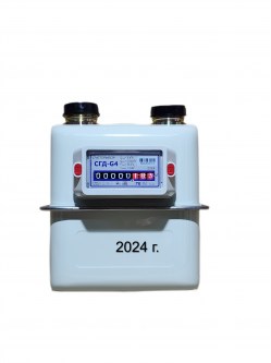 Счетчик газа СГД-G4ТК с термокорректором (вход газа левый, 110мм, резьба 1 1/4") г. Орёл 2024 год выпуска Кубинка